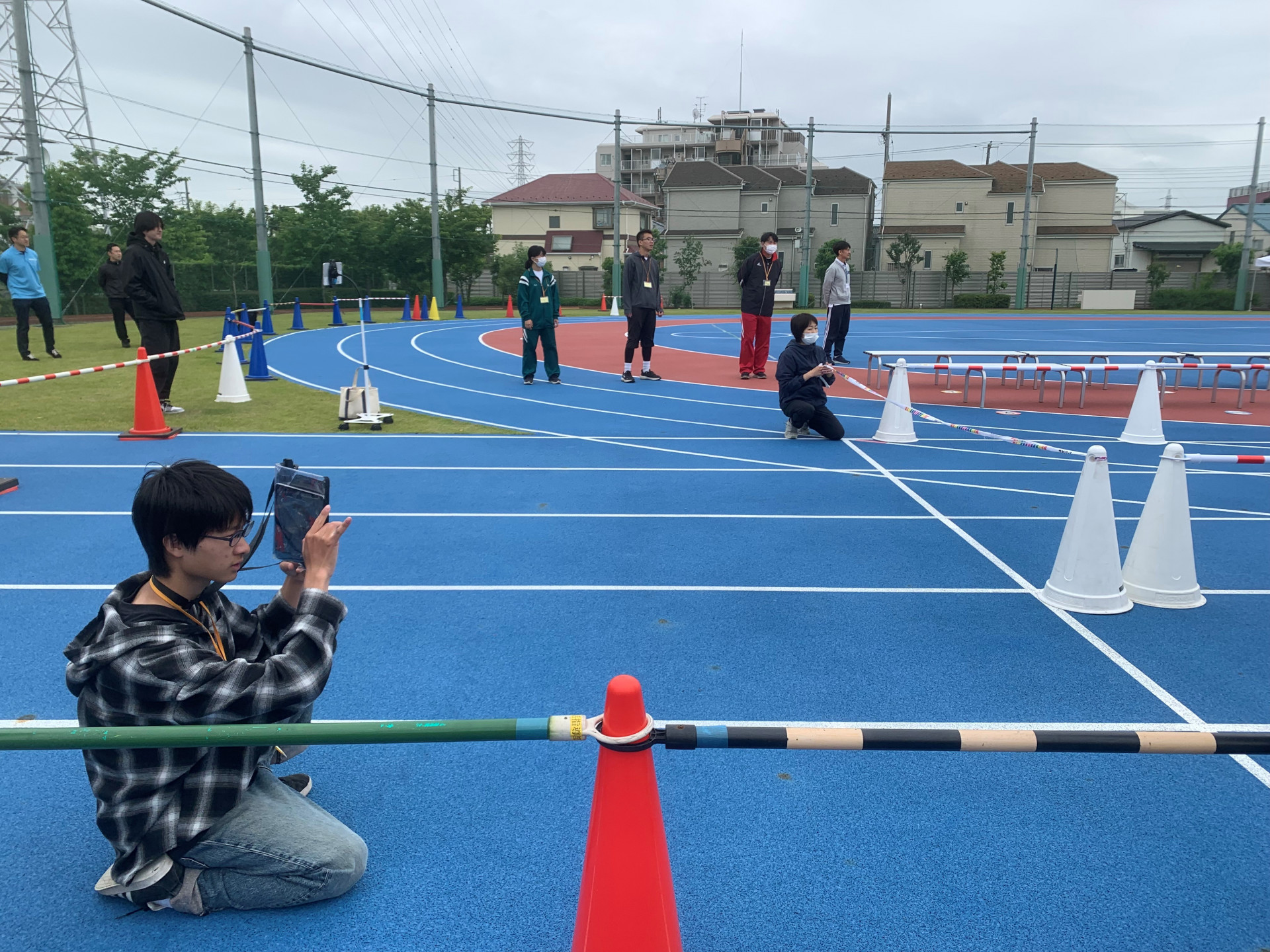 花畑学園スポーツフェスティバル1 設営補助